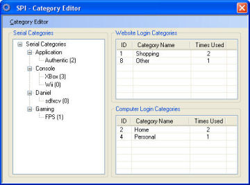 SPI - Category Editor